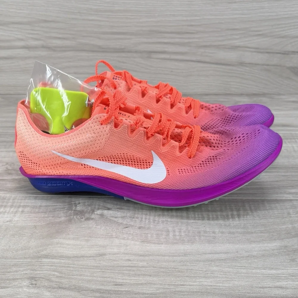 Men's Sz 9 - Nike ZoomX Dragonfly 2 Spikes Track & Field Multicolor IO0310-800
